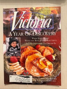 Victoria Magazine "A Year of Discovery" - Floral Cover Pancake January 1998